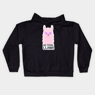 No probllama llama Kids Hoodie